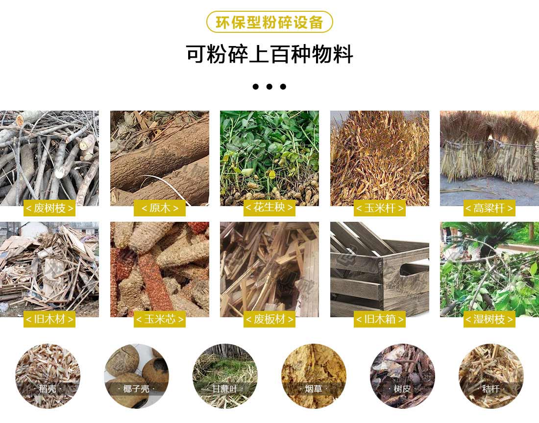 锯末粉碎机应用物料 锯末粉碎机应用物料